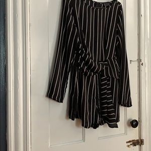 Striped romper